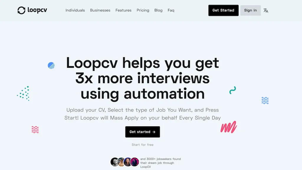 Loopcv Top AI tools