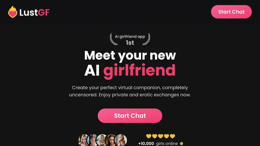 LustGF AI Girlfriend Top AI tools