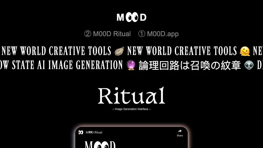 M00D Ritual Top AI tools