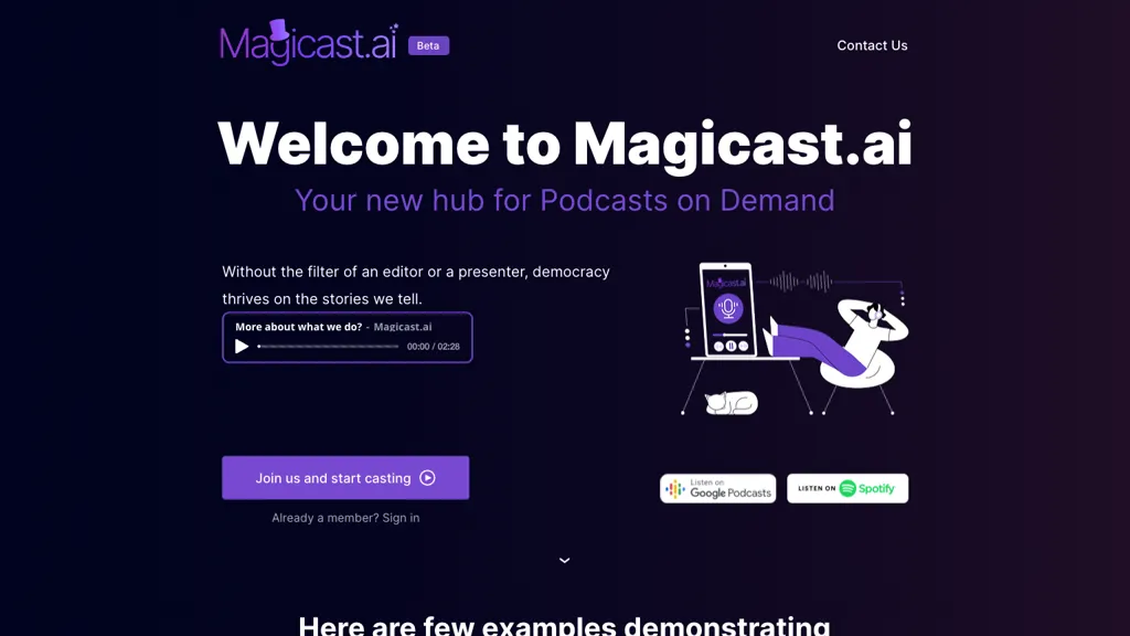 Magicast.ai Top AI tools