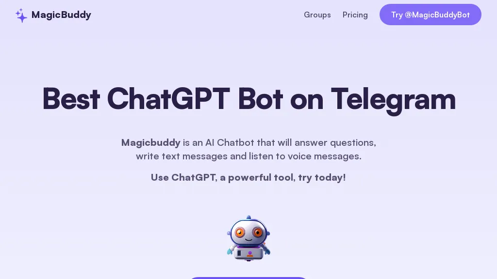ChatGPT on Telegram Top AI tools