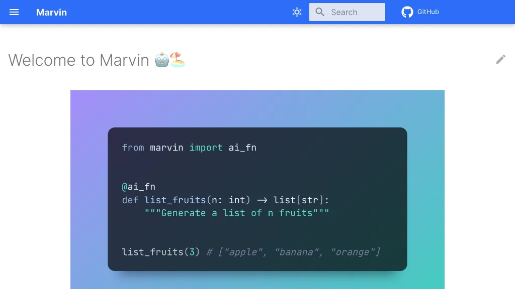 Marvin Top AI tools