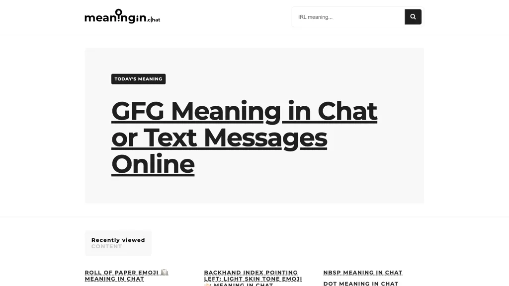 MeaningIn.Chat Top AI tools