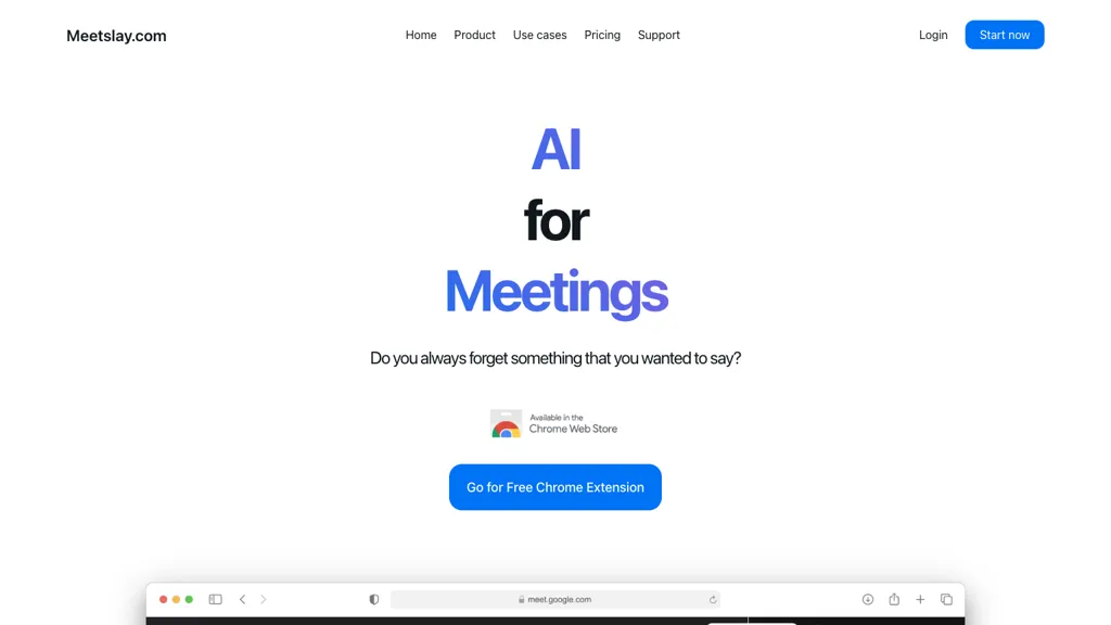 Meet AI for Slack Top AI tools