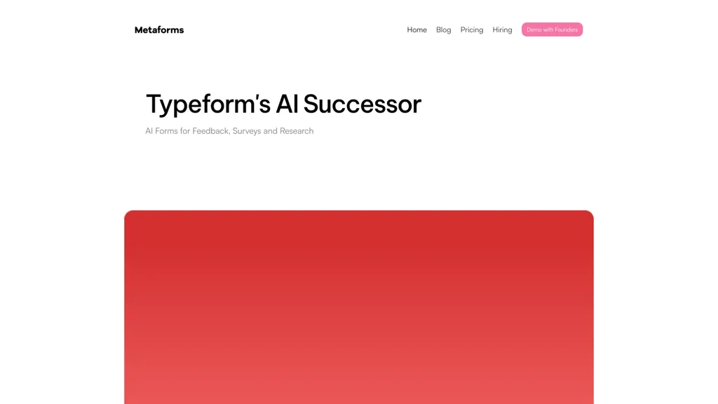 metaforms ai Top AI tools