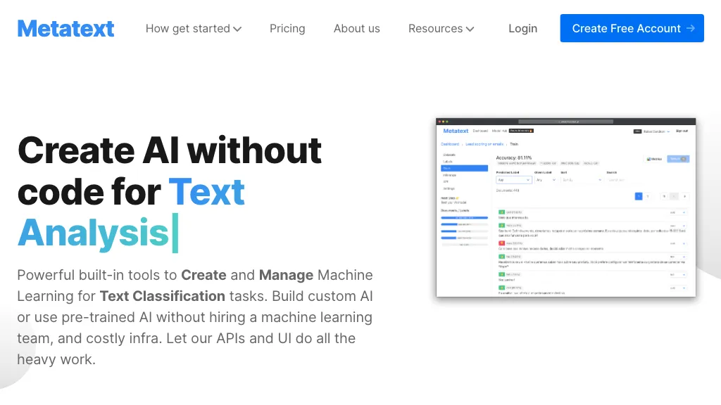 Metatext Top AI tools