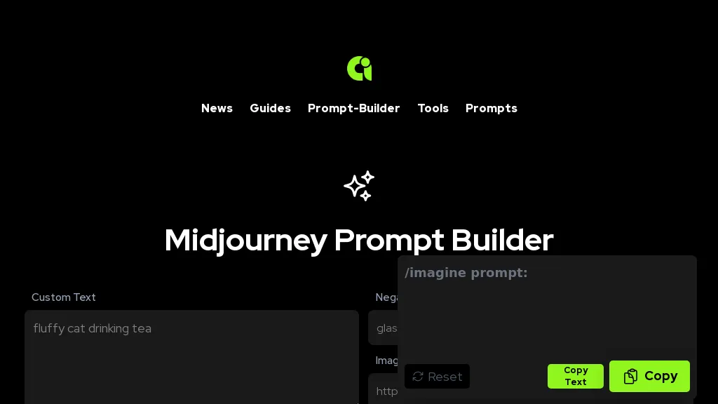 Midjourney Prompt Builder