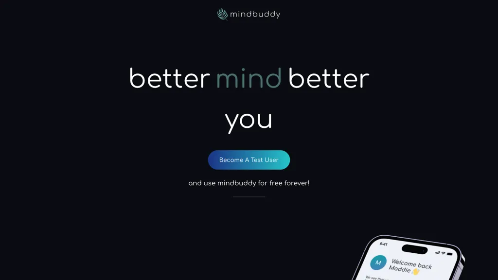 mindbuddy app Top AI tools