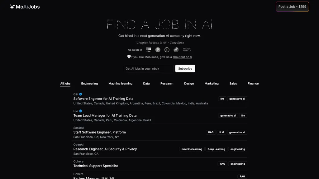 AI Jobs Top AI tools