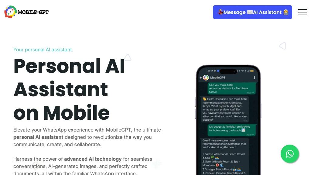 MessageGPT Top AI tools