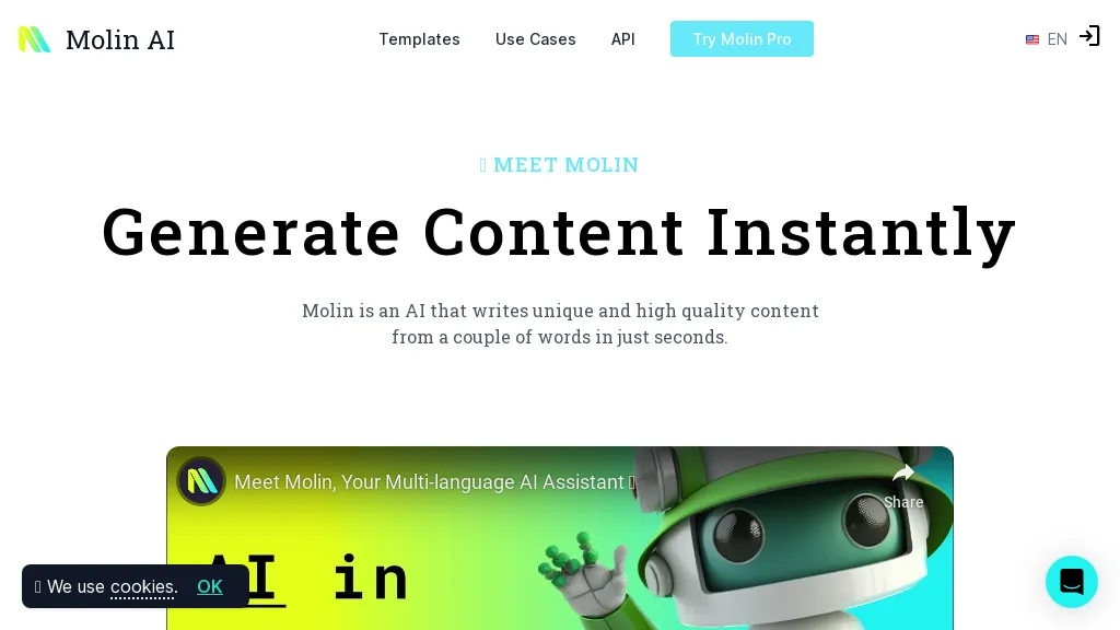 Molin website