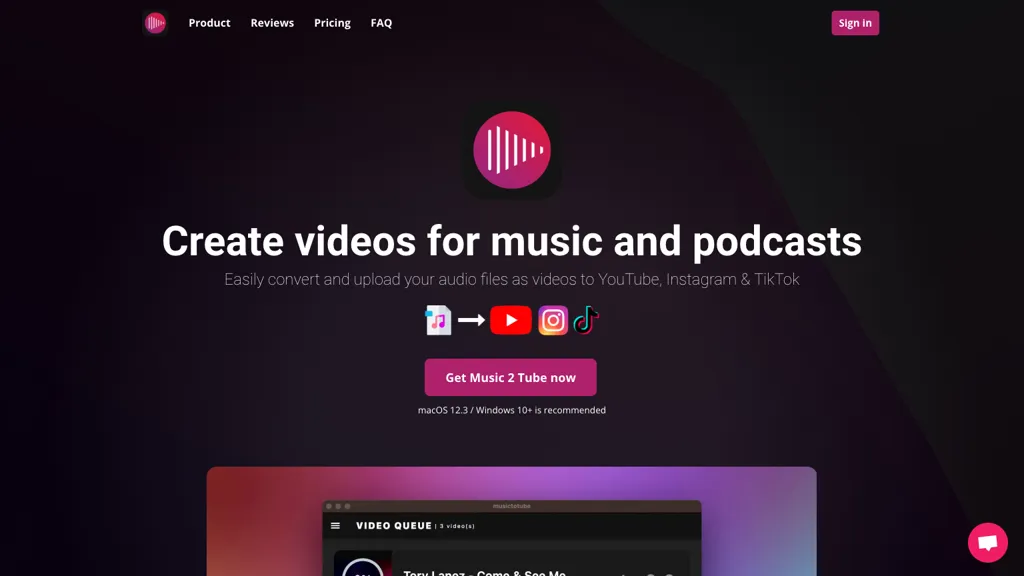 Music 2 Tube Top AI tools