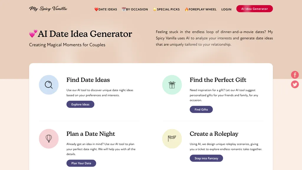 Date Planner AI Top AI tools