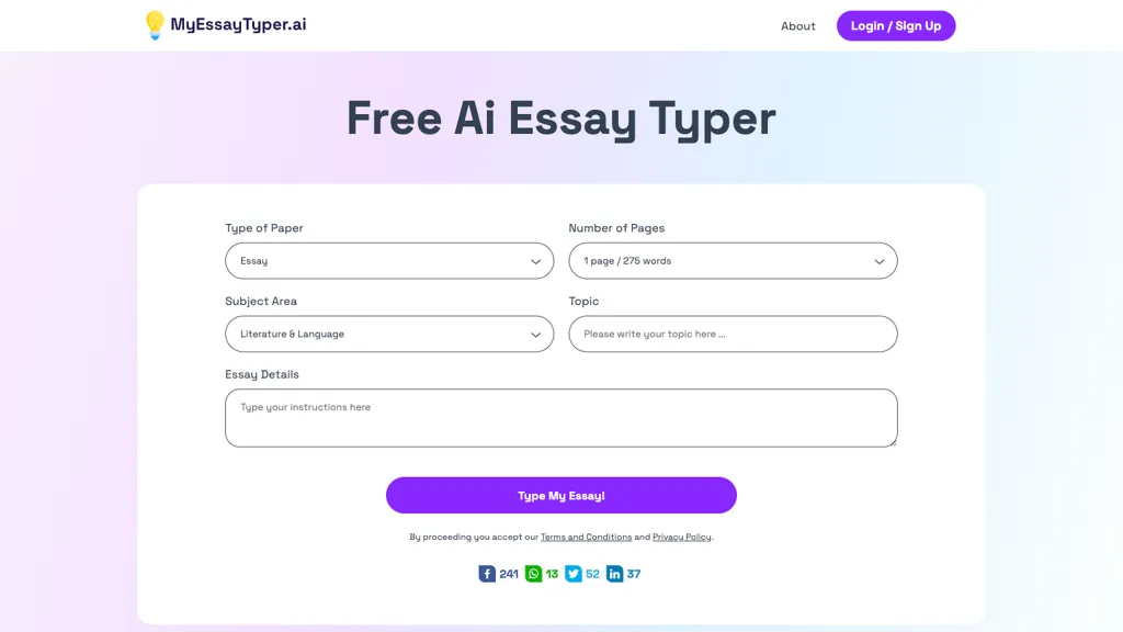 Essay Typer Top AI tools