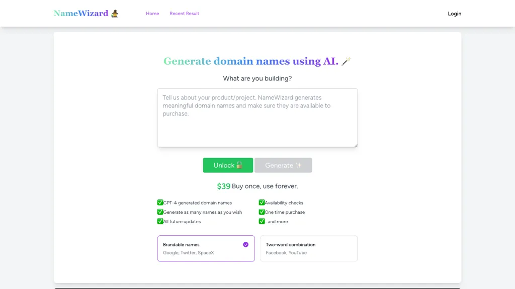 AI Name Generator Top AI tools