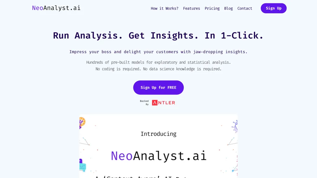 NeoAnalyst Top AI tools