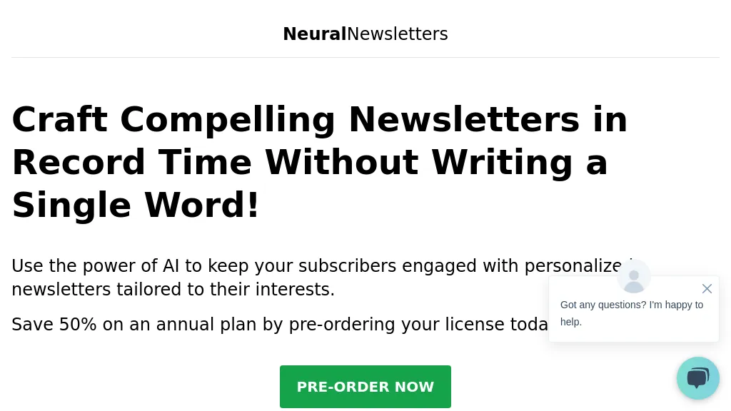 Neural Newsletters Top AI tools