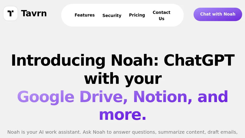 Noah AI Top AI tools