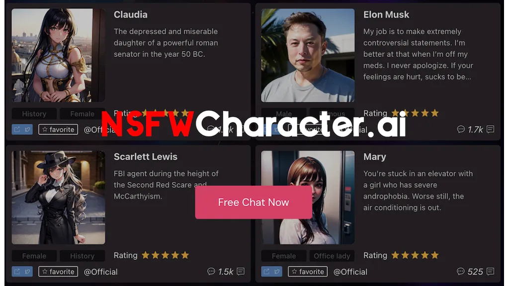 NSFWCharacter.AI Top AI tools