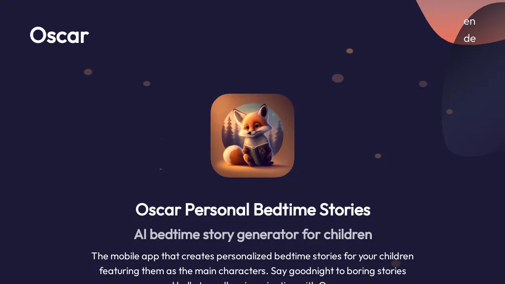 Oscar Bedtime Stories
