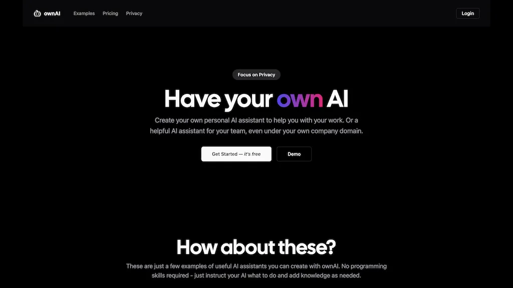 OwnAI Top AI tools