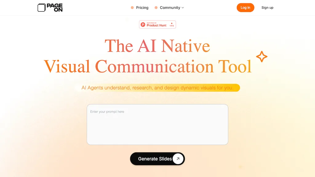 Pageon.ai website