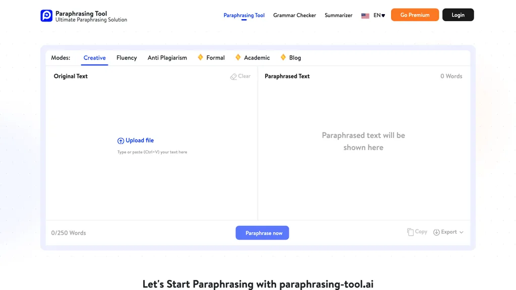 paraphrasing-tool.ai Top AI tools