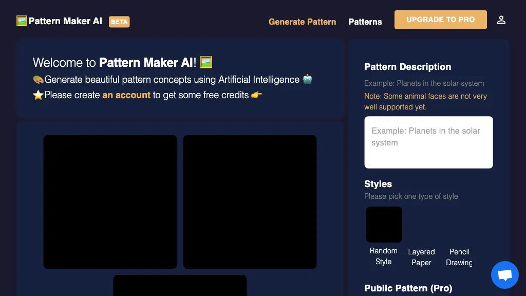 PatternedAI - Seamless Pattern Maker with Artificial Intelligence