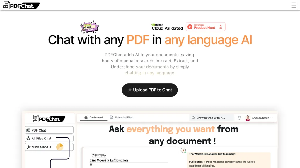 PDFChat Top AI tools