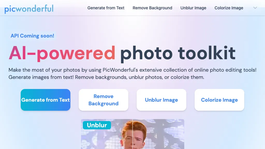 PicWonderful Top AI tools