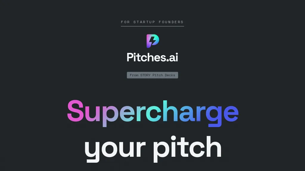 Pitches.ai website