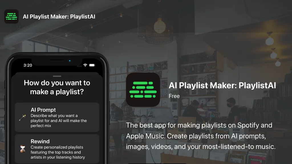 PlaylistAI Top AI tools