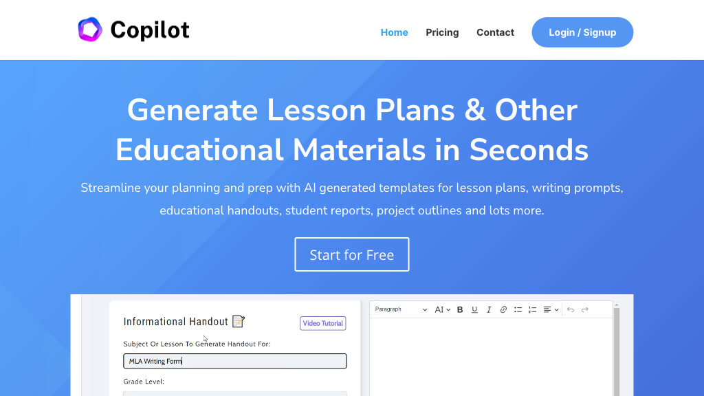 Education copilot