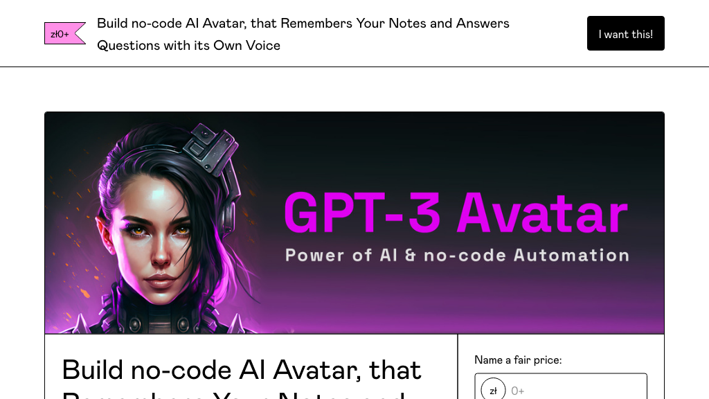 Gpt 3 Ai Avatar Gpt 3 Ai Avatar