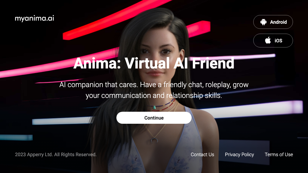 MyAnima AI Companion - Features, Pricing, Reviews & More 2023