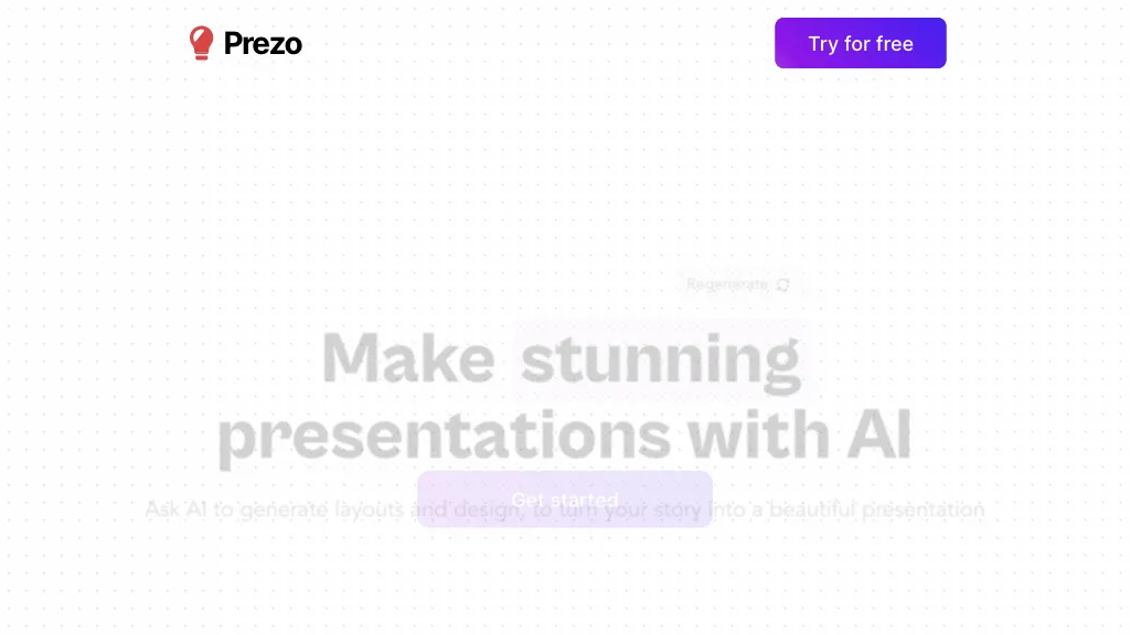 Prezo Top AI tools