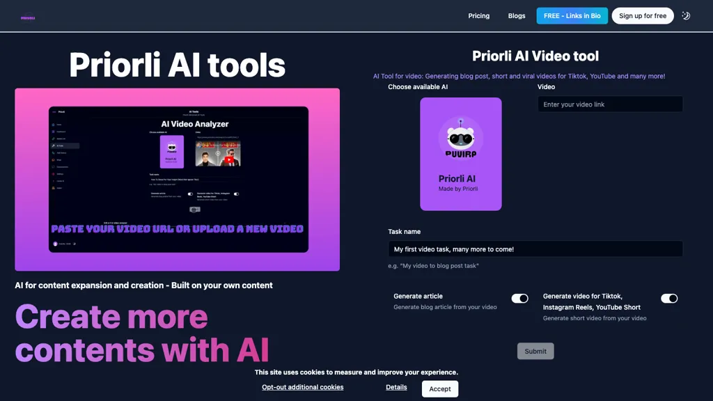 BlogToVideoAI Top AI tools
