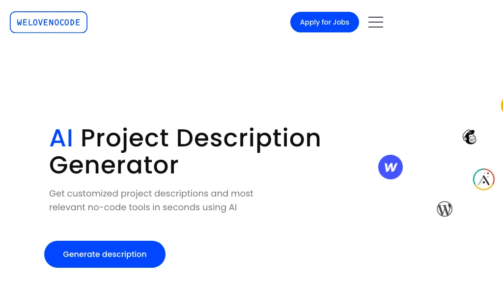 Project Description Generator
