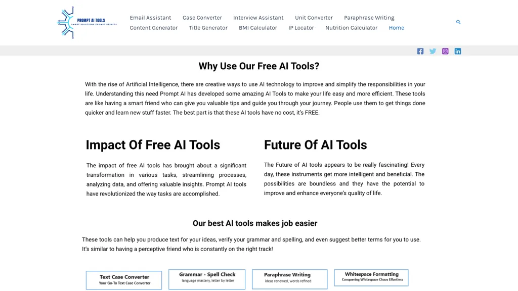 PromptAI Tools Top AI tools