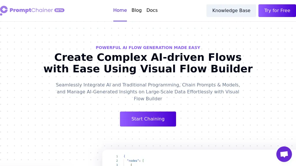 PromptChainer Top AI tools