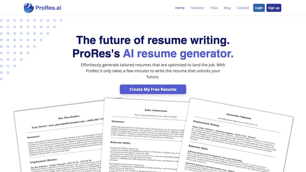 ProRes.ai Top AI tools