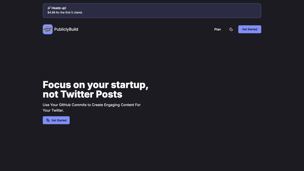 Publiclybuild website