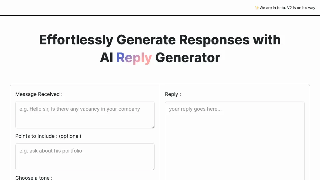 Quick Reply Top AI tools