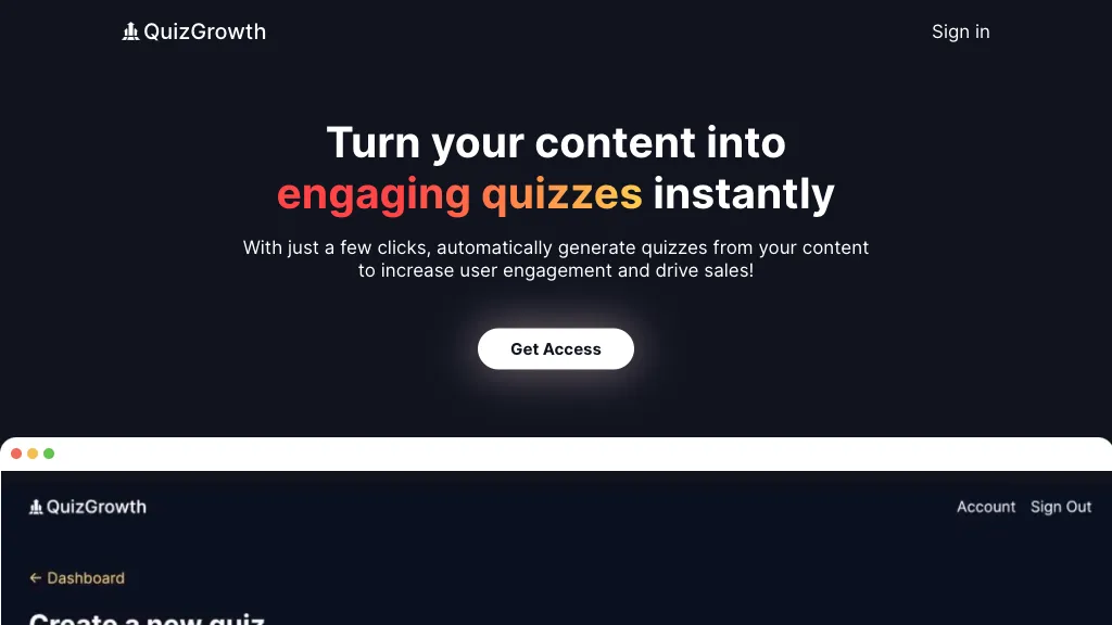 QuizGrowth Top AI tools