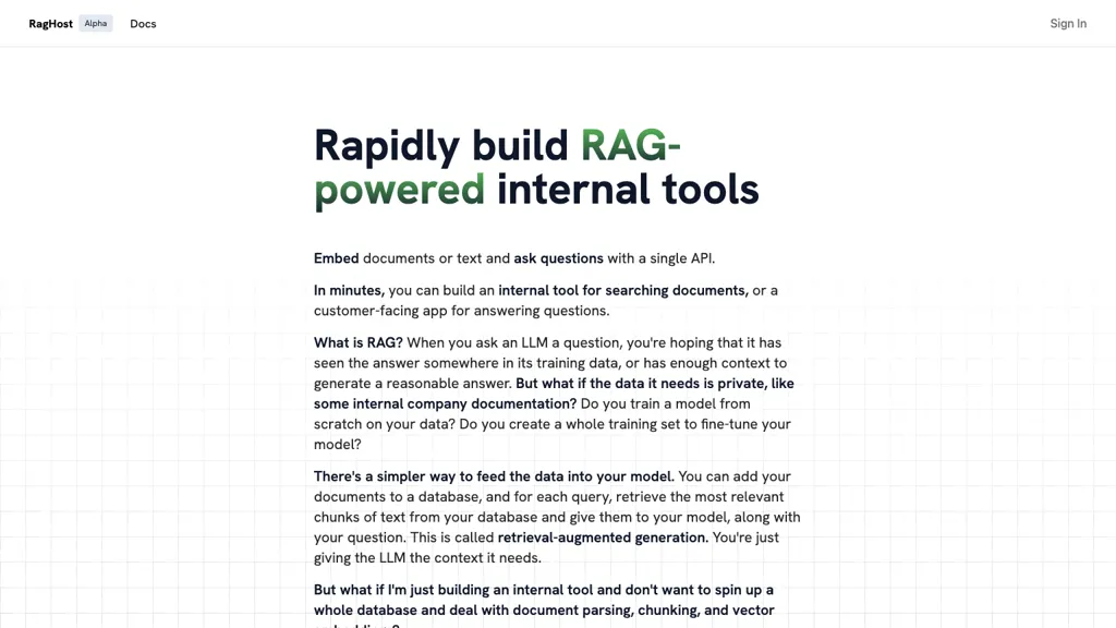 RagHost Top AI tools