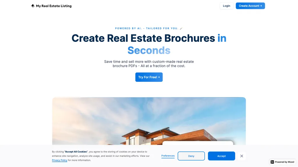 Real Estate Listing website