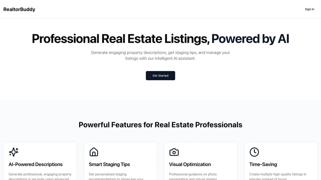 Realtorbuddy website