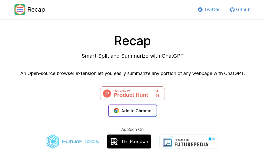 Recapext Top AI tools