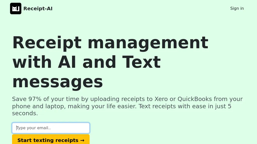 Receipt AI Top AI tools