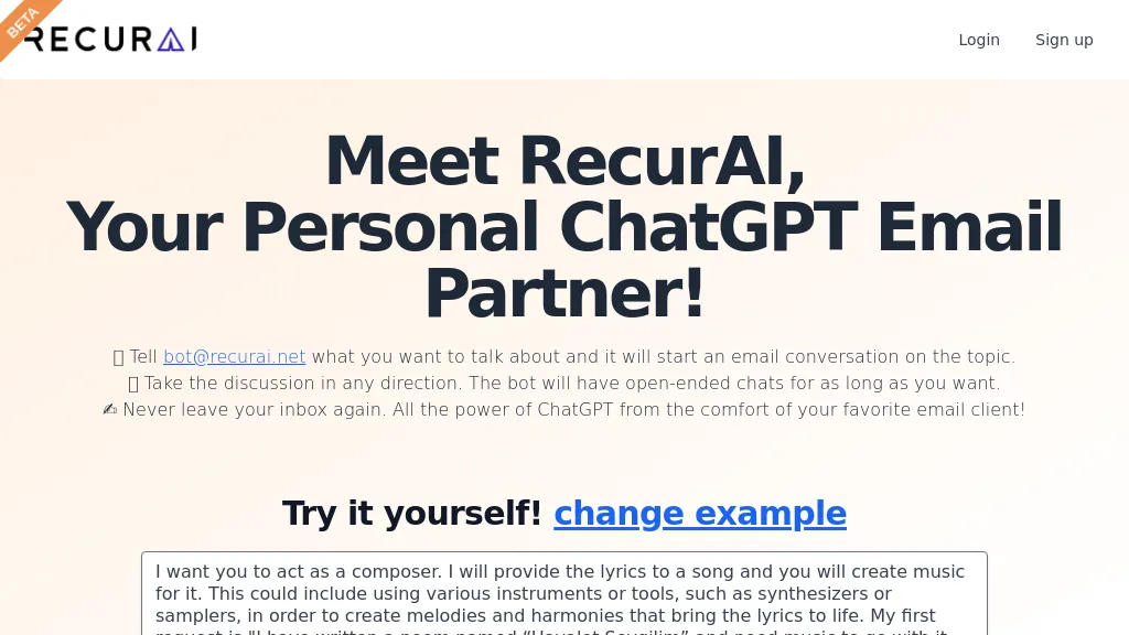 ChatGPT Mail Responder Top AI tools